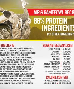 Essence Air & Gamefowl Grain-Free Dry Dog Food, 12.5-lb